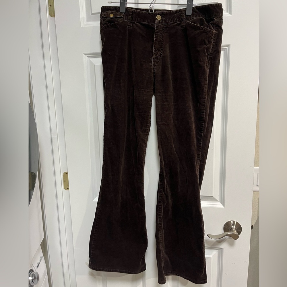 Women's Eddie Bauer Brown Corduroy Jeans